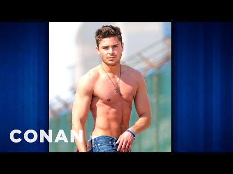 Zac Efron: Chugging Liquified Chicken Breast Will Buff You Up | CONAN on TBS