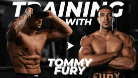 Tommy Fury Shoulder Workout In Dubai