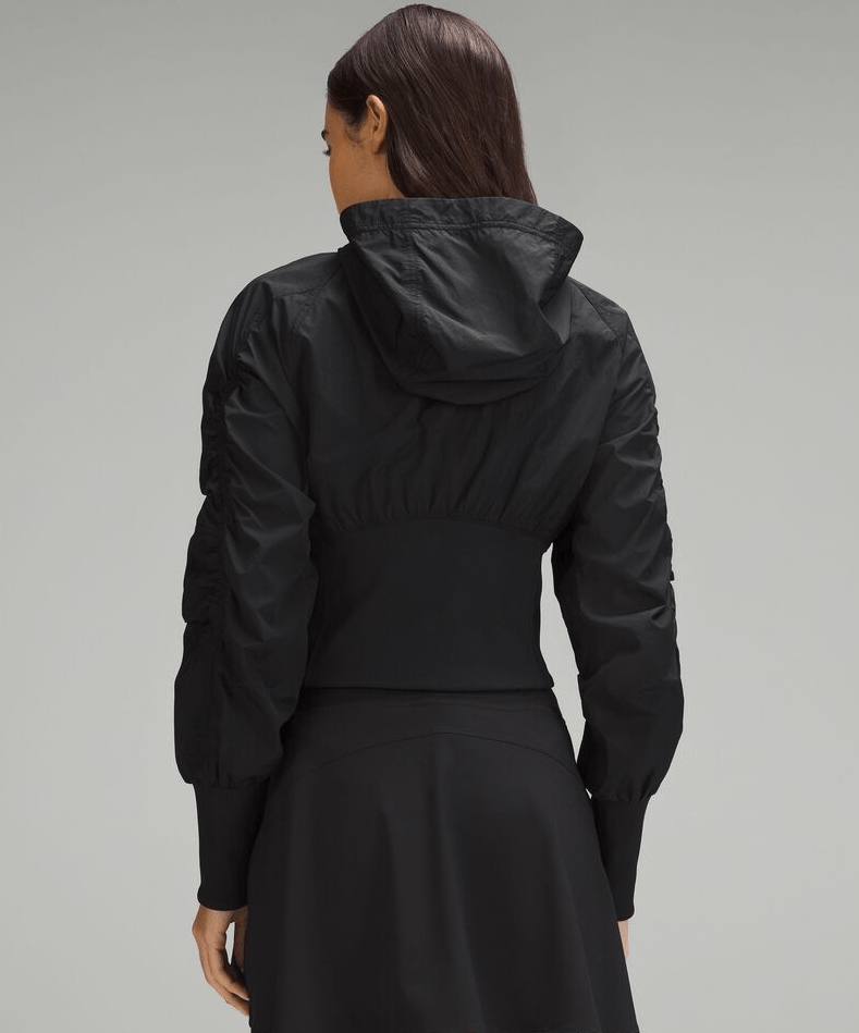 lululemon Ruched Ribbed-Waist Jacket