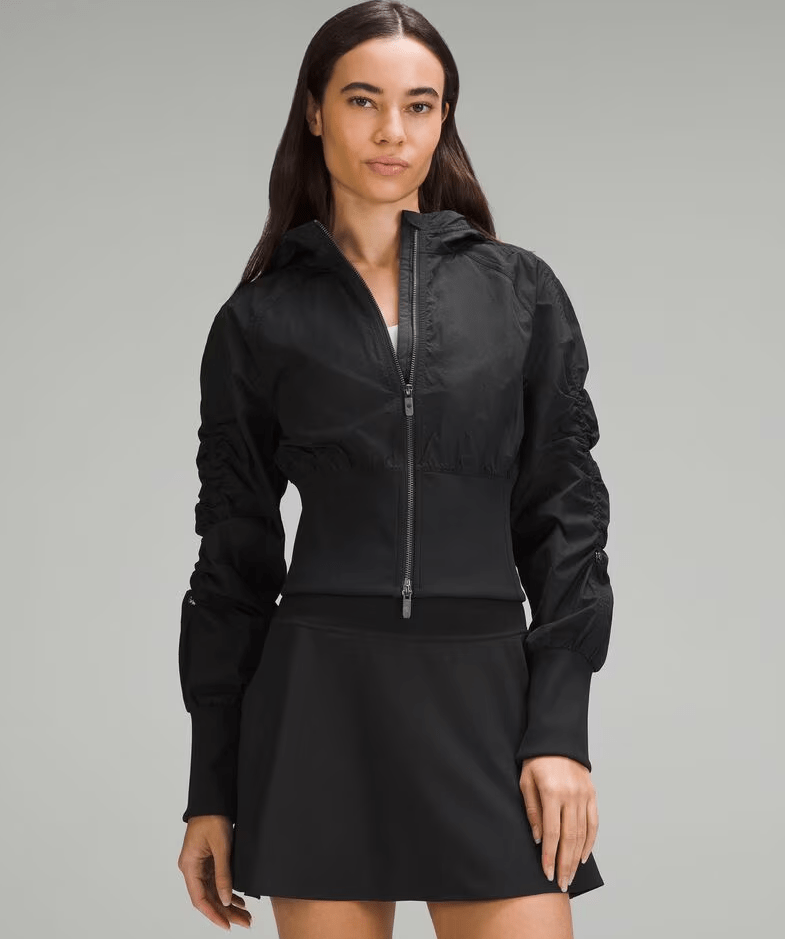 lululemon Ruched Ribbed-Waist Jacket